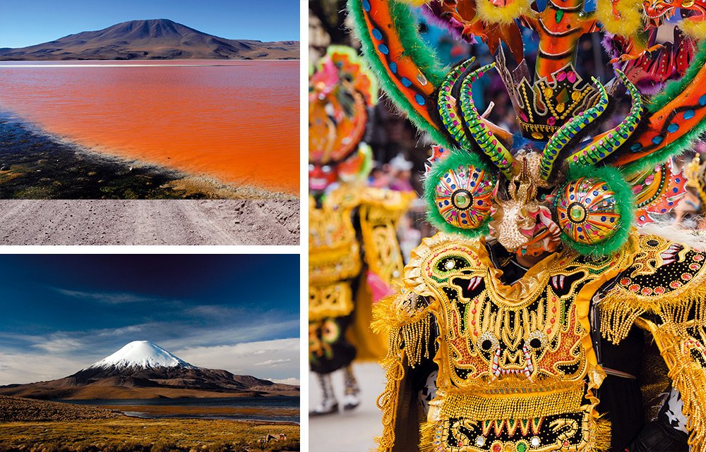Cile e Bolivia: i colori della natura tra salar de uyuni e vulcani