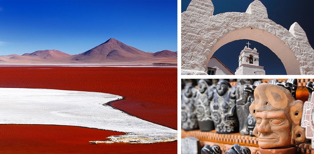 Cile e Bolivia: i colori della natura tra salar de uyuni e vulcani