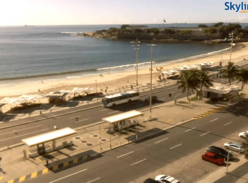 webcam dal mondo, brasile, copacabana