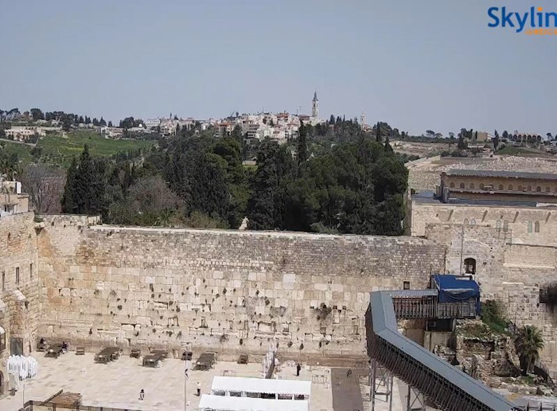 webcam dal mondo, israele, gerusalemme, muro del pianto