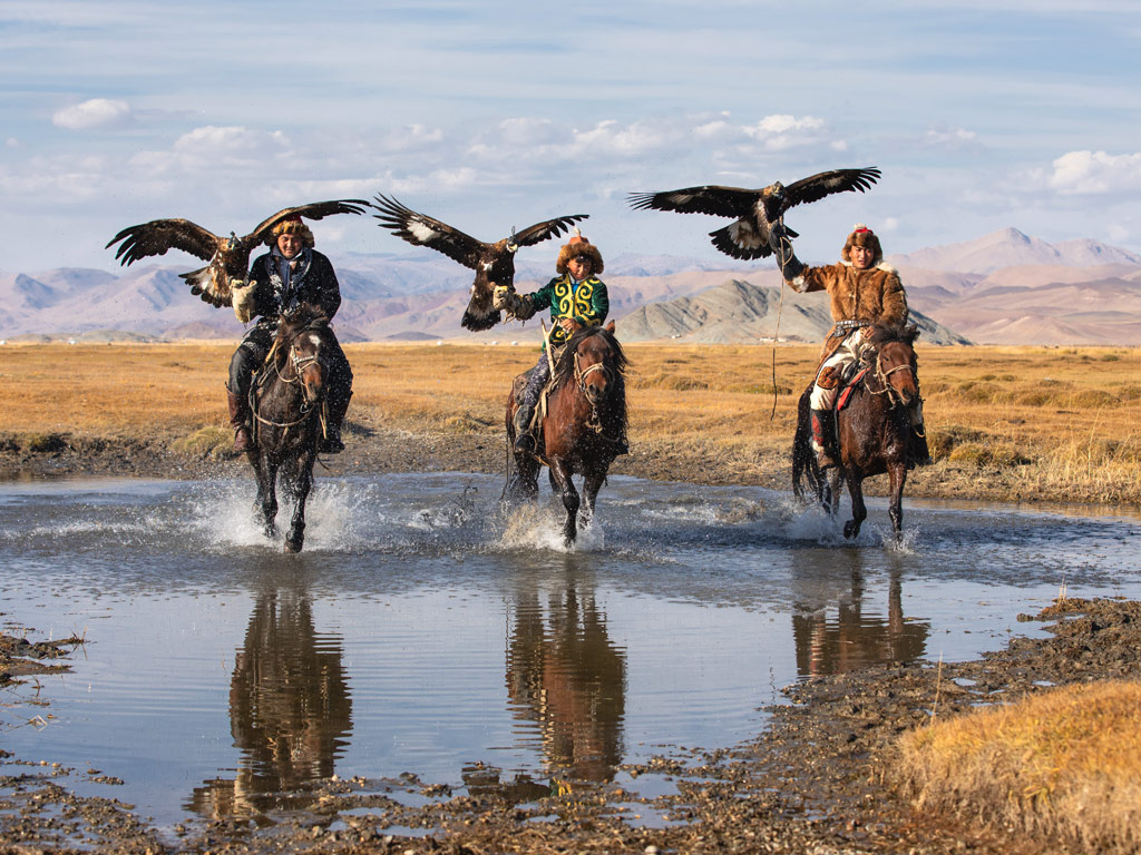 Il festival delle aquile in Mongolia